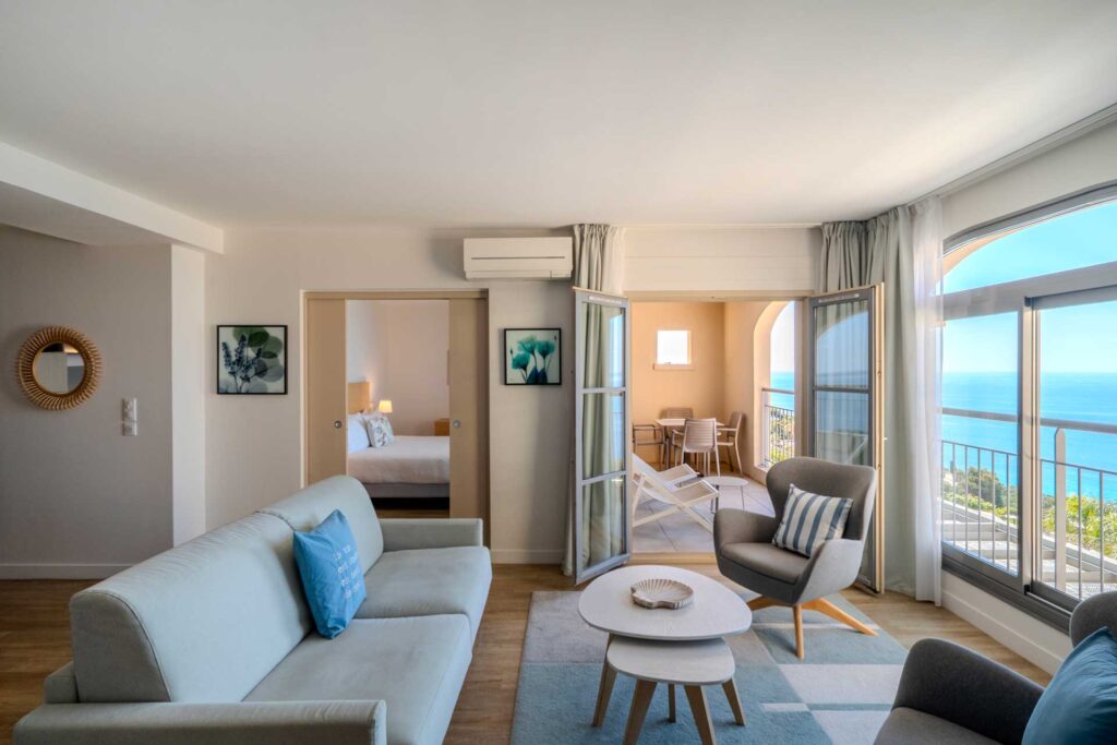 Hôtel 4 étoiles Golfe Saint Tropez vue mer Rayol La Villa Douce